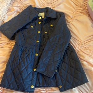 Copper key size 7/8 girls jacket slightly use very stylish navy blue color